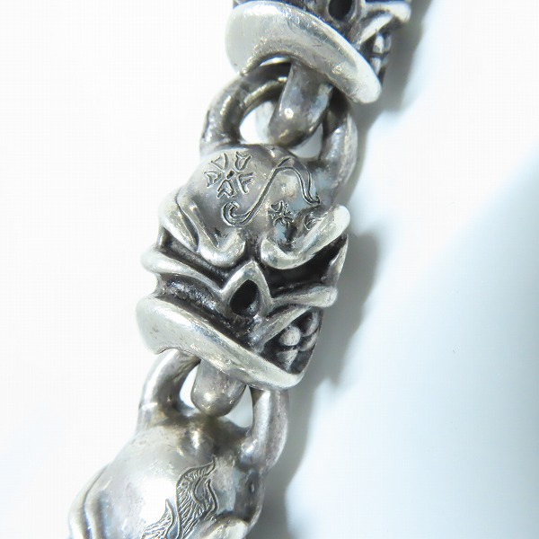 実際に弊社で買取させて頂いたSTARLINGEAR/スターリンギア クラッシャー フルスカルブレスレットの画像 6枚目