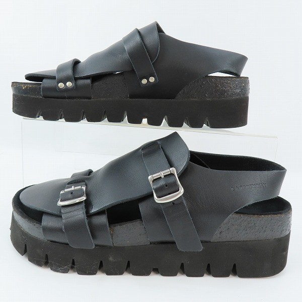 実際に弊社で買取させて頂いた【ジャンク】LAD MUSICIAN/ラッドミュージシャン レザー サンダル 2318-901/46の画像 3枚目