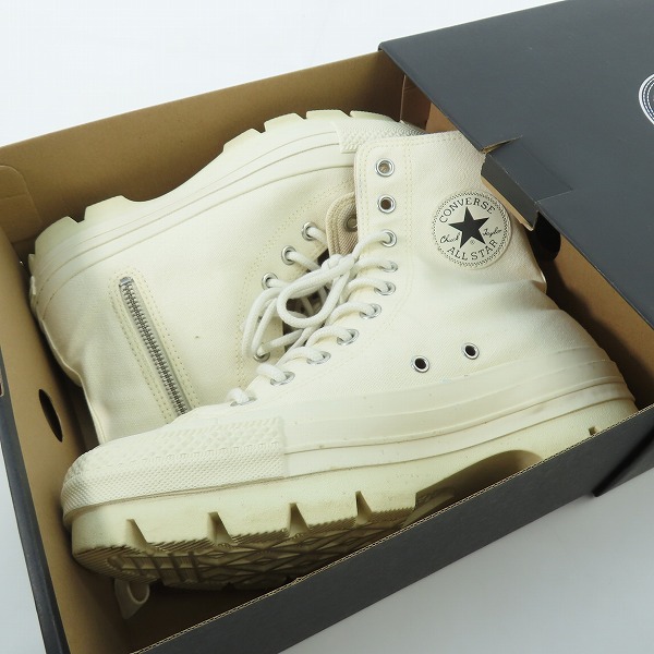 実際に弊社で買取させて頂いたCONVERSE/コンバース サイドジップ キャンバス 10ホール スニーカー 1SD165/26の画像 7枚目