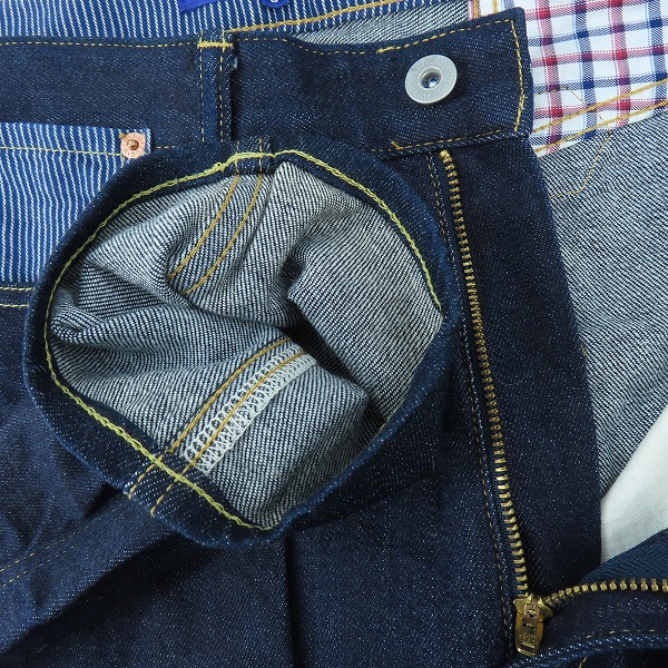 実際に弊社で買取させて頂いたJUNYA WATANABE COMME des GARCONS MAN/ジュンヤワタナベコムデギャルソンマン AD2014 デニムパンツ WO-P027/Sの画像 3枚目