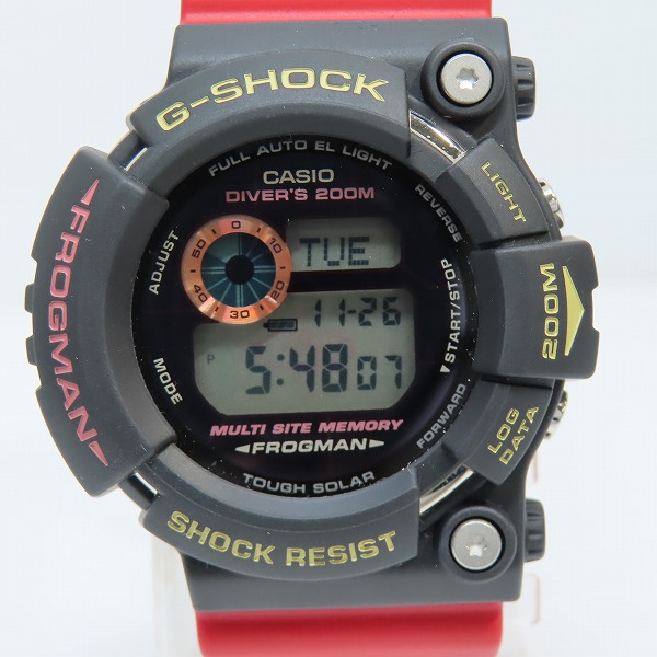 実際に弊社で買取させて頂いたG-SHOCK/Gショック FROGMAN/フロッグマン '05年モデル トリプルクラウン GW-200TC-4JRの画像 1枚目