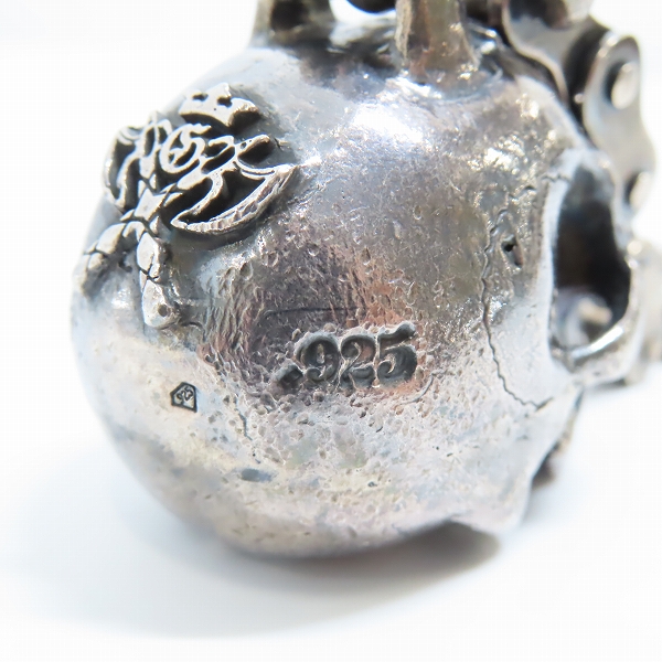 実際に弊社で買取させて頂いたGabor/ガボール マスター ラージ スカル w/バイク チェーン ウォレット ハンガーの画像 7枚目