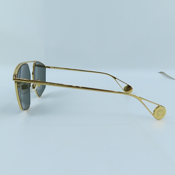 実際に弊社で買取させて頂いたGUCCI/グッチ インターロッキングG サングラス/アイウェア GG0437SA 002の画像 1枚目