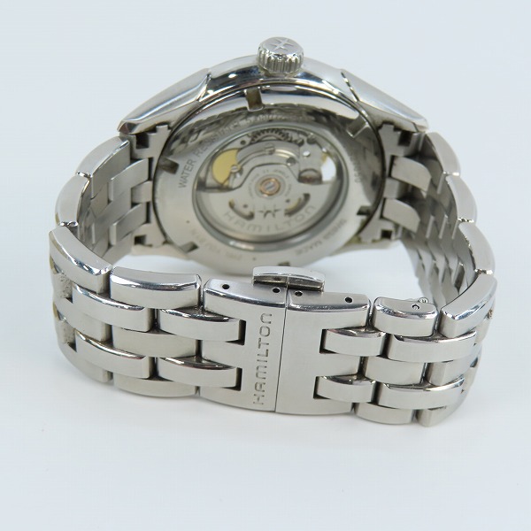 実際に弊社で買取させて頂いたHAMILTON/ハミルトン ジャズマスター ビューマチック オープンハート 自動巻き/裏スケ H327050の画像 2枚目