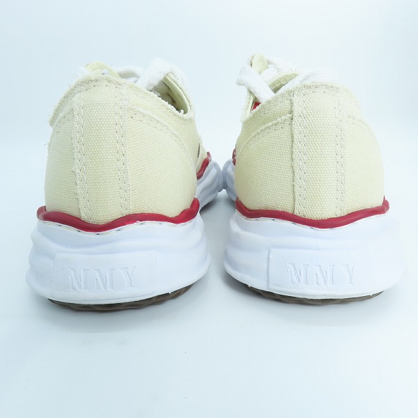 実際に弊社で買取させて頂いたMaison MIHARA YASUHIRO/メゾン ミハラヤスヒロ オリジナル ソール キャンバス ロートップ/ローカット スニーカー A04FW729/41の画像 1枚目