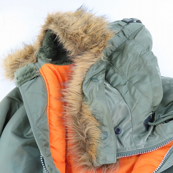 実際に弊社で買取させて頂いたALPHA INDUSTRIES/アルファインダストリーズ フライトジャケット MA-1 20011-021/Mの画像 6枚目