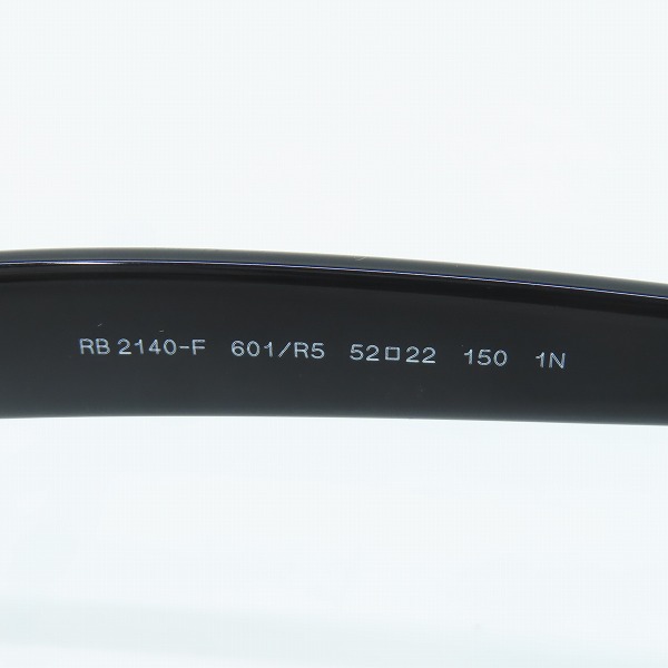 実際に弊社で買取させて頂いたRay-Ban/レイバン WAYFARER/ウェイファーラー サングラス/アイウェア RB2140-F 601/R5の画像 3枚目