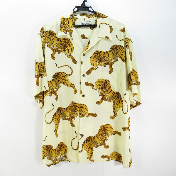 実際に弊社で買取させて頂いたWACKO MARIA/ワコマリア 虎柄 半袖 HAWAIIAN SHIRT/アロハシャツ/XL