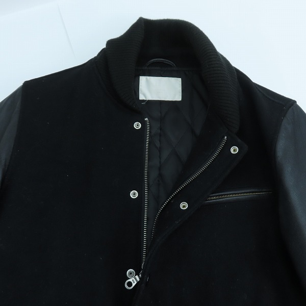 実際に弊社で買取させて頂いたURBAN RESEARCH/URiD/アーバンリサーチ  羊革/ラムレザー THERMOLITE/サーモライト 袖切替/スタジャン UM13-HN08001/Lの画像 2枚目
