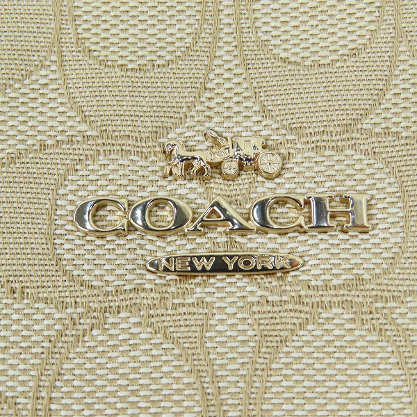 実際に弊社で買取させて頂いたCOACH/コーチ シグネチャー ロゴ 総柄 トートバッグ/CG977の画像 3枚目