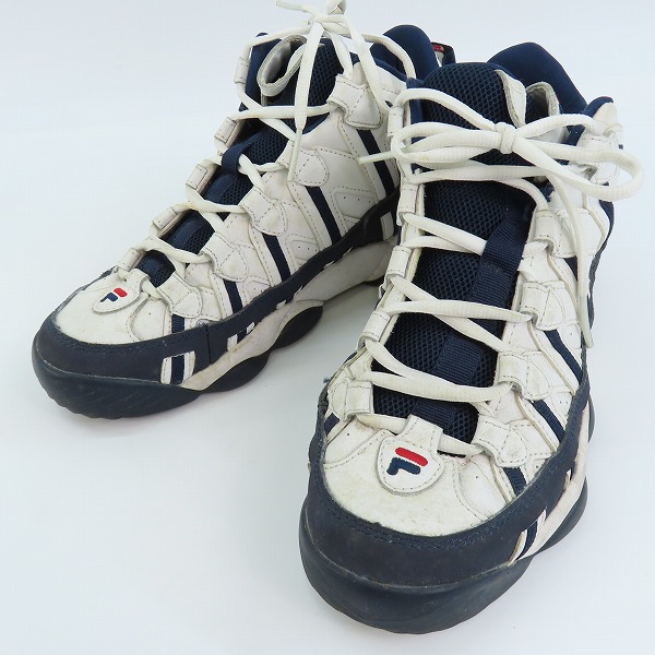 実際に弊社で買取させて頂いたFILA/フィラ SPAGHETTI JERRY STACKHOUSE MSS18026-001 ハイカット スニーカー 26.5