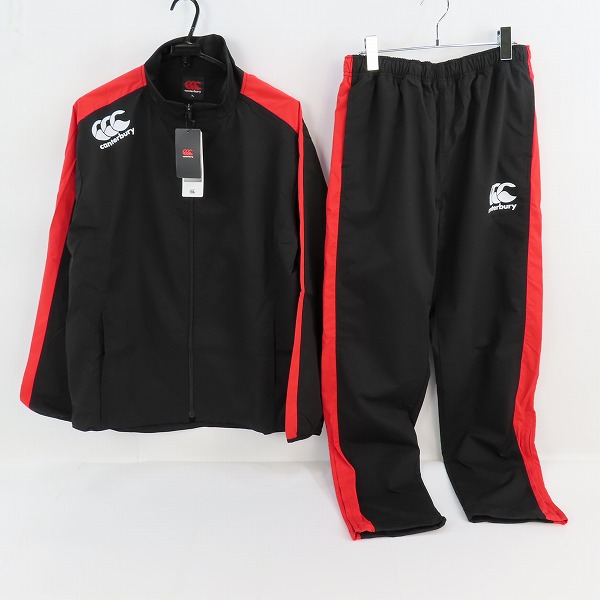 実際に弊社で買取させて頂いた【未使用】canterbury/カンタベリー ウインドジャケット/パンツ セットアップ  RG71505/RG11506/XL