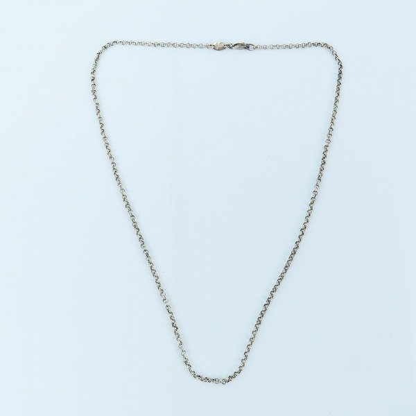 実際に弊社で買取させて頂いたCHROME HEARTS/クロムハーツ ロールチェーン 18インチの画像 6枚目