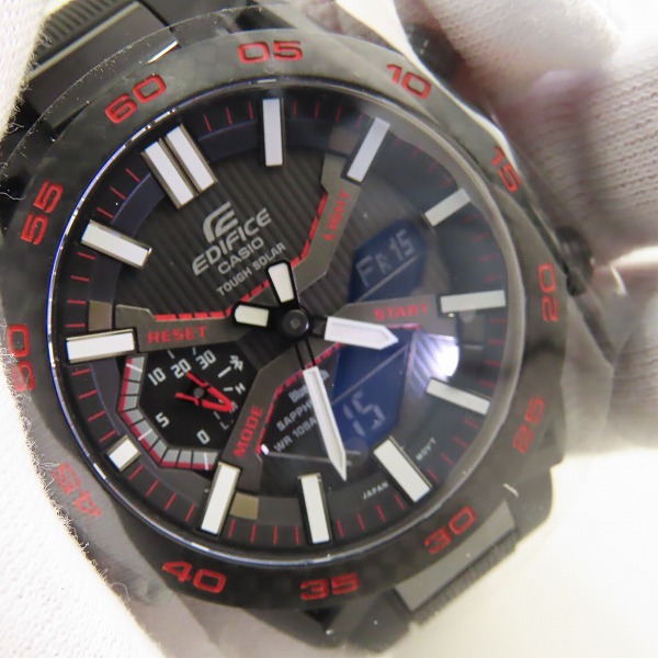 実際に弊社で買取させて頂いた【未使用】CASIO/カシオ エディフィス ソスペンシオーネ ECB-2000YPB-1AJFの画像 4枚目