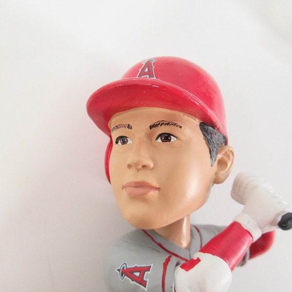 実際に弊社で買取させて頂いたFOCO DUAL BOBBLE  ボブルヘッド ヤンキース ベーブ・ルース/エンゼルス 大谷翔平 100 Years Later 首振り フィギュアの画像 3枚目