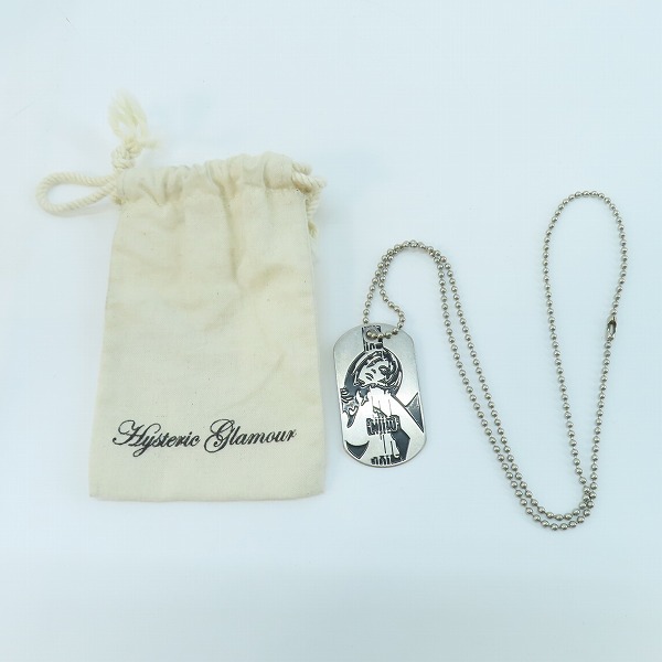 実際に弊社で買取させて頂いたHYSTERIC/ヒステリックグラマー ドッグタグ ネックレスの画像 7枚目