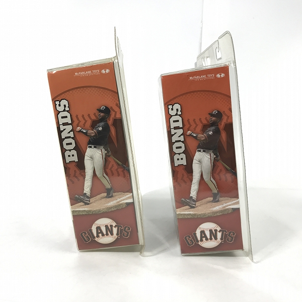 実際に弊社で買取させて頂いた【未開封】McFARLANE TOYS/マクファーレントイズ サンフランシスコ・ジャイアンツ BARRY BONDS フィギュア 2点セットの画像 1枚目