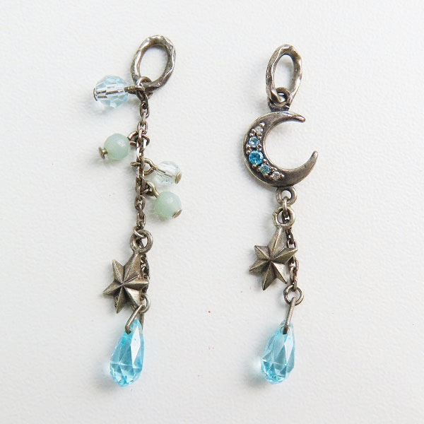 実際に弊社で買取させて頂いた【ギャラ付き】KONRON/コンロン milky way ペンダントトップ 2点セット の画像 1枚目