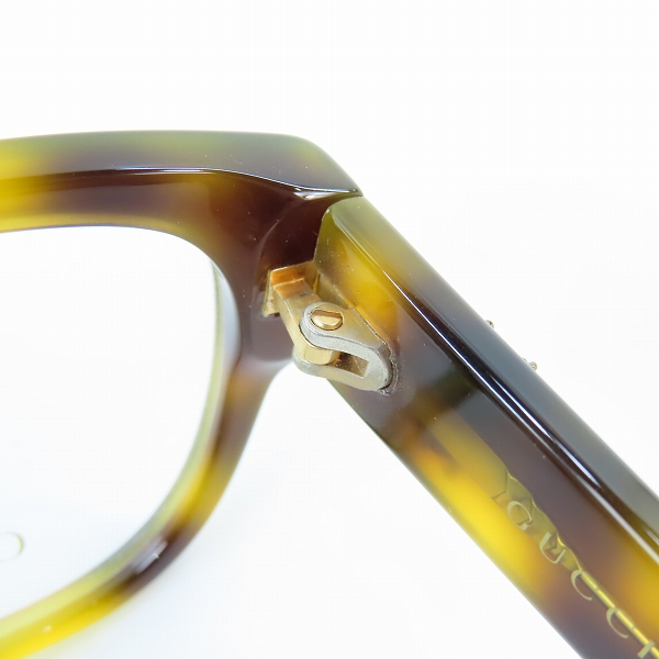 実際に弊社で買取させて頂いたGUCCI/グッチ メガネフレーム アイウェア GG0098Oの画像 6枚目