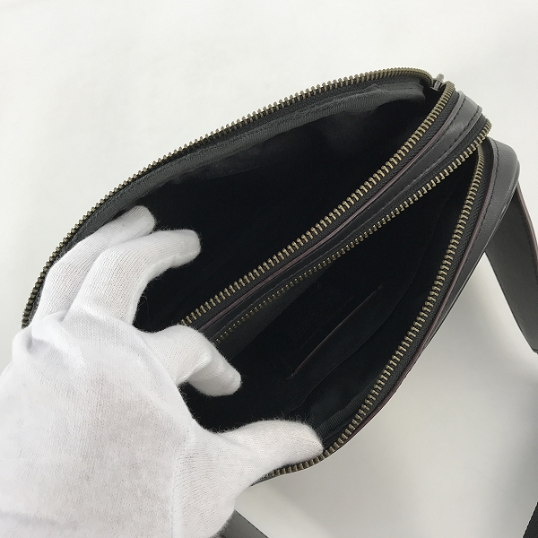 実際に弊社で買取させて頂いたCOACH/コーチ レザー グラハム ウエストバッグ/ボディバッグの画像 4枚目
