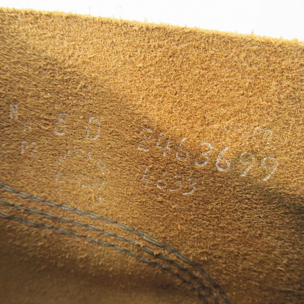 実際に弊社で買取させて頂いたRED WING×Nigel Cabourn/レッドウィング×ナイジェル ケーボン マンソン B-5 チャッカ ブーツ 4633 8Dの画像 7枚目
