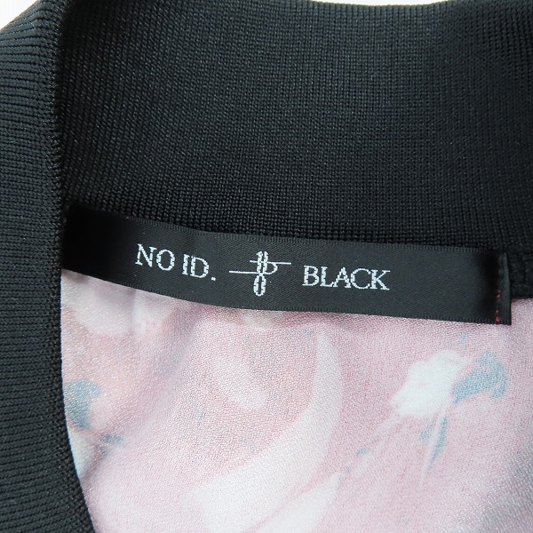 実際に弊社で買取させて頂いた【未使用】NO ID./ノーアイディー 総柄ブルゾン/MA-1 ジャケット 452006-424B/ONEの画像 2枚目