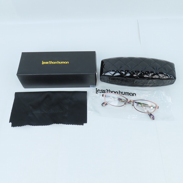 実際に弊社で買取させて頂いたLess than human/レスザンヒューマン Panchira-10 メガネフレーム アイウェア 　の画像 9枚目