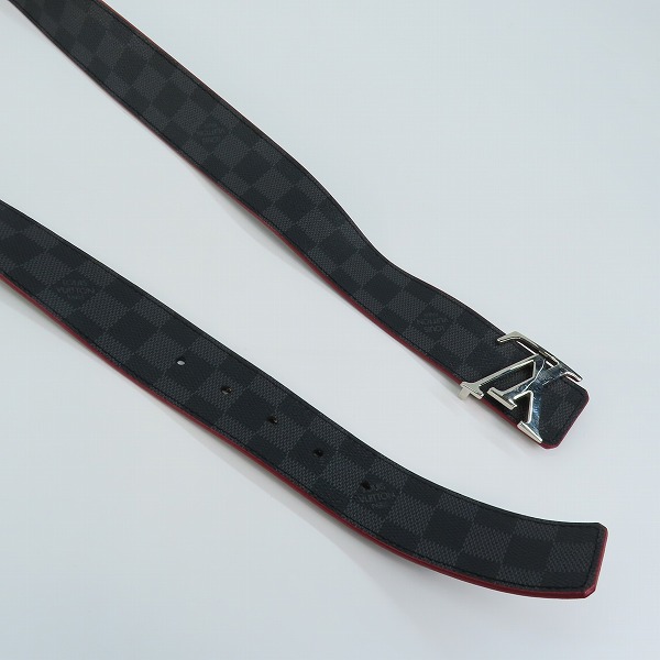 実際に弊社で買取させて頂いたLOUIS VUITTON/ルイ・ヴィトン ダミエ グラフィット サンチュール ベルト M9426 100/40の画像 3枚目