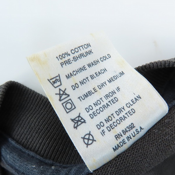 実際に弊社で買取させて頂いた【難有り】IRON MAIDEN/アイアンメイデン バンドTシャツ 1992/Lの画像 3枚目