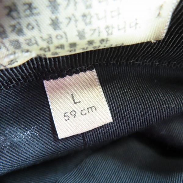 実際に弊社で買取させて頂いたGUCCI/グッチ GGエンブレム付き GG キャンバス バスケットハット 576587 4HG53/Lの画像 6枚目