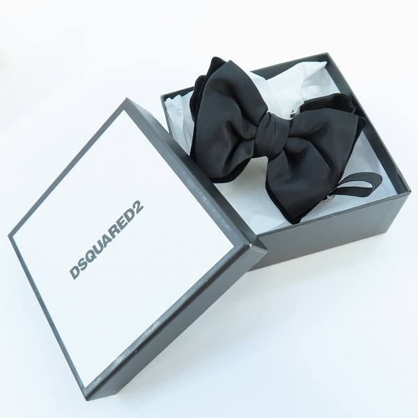 実際に弊社で買取させて頂いたDSQUARED2/ディースクエアード 蝶ネクタイ ブラックの画像 7枚目