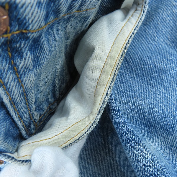 実際に弊社で買取させて頂いたLevis/リーバイス 501XX USA製 刻印524 両面スモールe デニムパンツ/W35L32の画像 8枚目