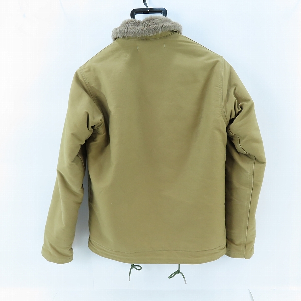 実際に弊社で買取させて頂いたBUZZRICKSON'S/バズリクソンズ N-1 デッキジャケット NAVY DEPARTMENT 実名復刻 BR12031 Sの画像 1枚目