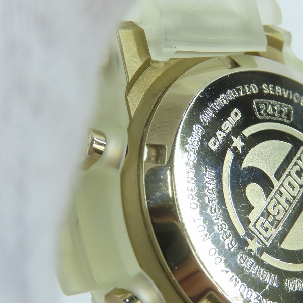 実際に弊社で買取させて頂いたG-SHOCK/Gショック 25周年記念 FROGMAN/フロッグマン グロリアスゴールド GW-225E-7JFの画像 6枚目