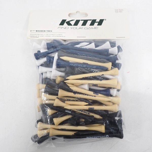 実際に弊社で買取させて頂いた【未開封】Kith×TaylorMade/キス×テーラーメイド WOODEN TEES ゴルフ ティー 150個