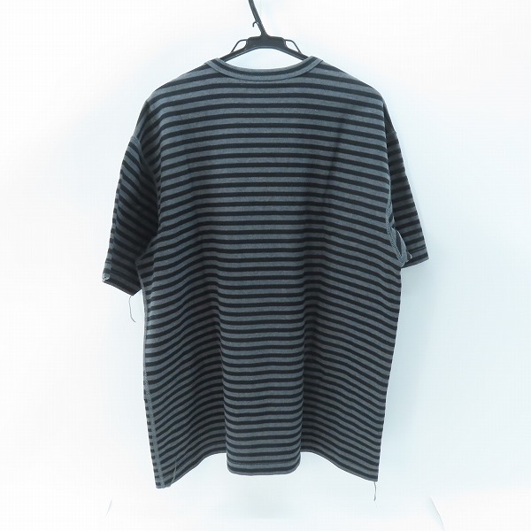 実際に弊社で買取させて頂いたJUNYA WATANABE MAN COMME des GARCONS/ジュンヤワタナベコムデギャルソン Border Short Sleeve Tシャツ WM-T004-051/Mの画像 1枚目