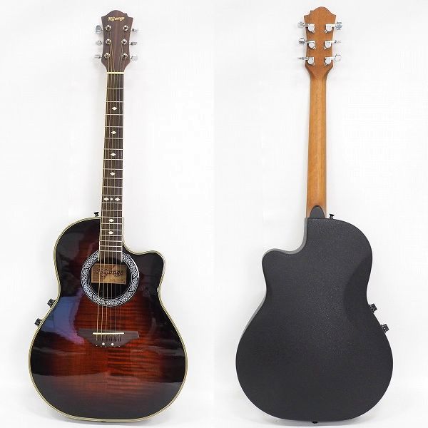 実際に弊社で買取させて頂いた★K.GARAGE/Kガレージ  EA-400 BRB エレアコ/アコースティックギター/アコギ ソフトケース付の画像 1枚目