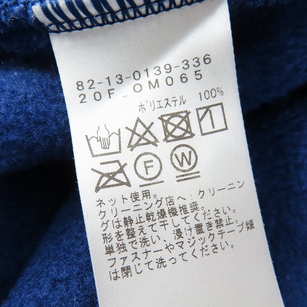 実際に弊社で買取させて頂いたBEAMS GOLF/ビームスゴルフ 20AW ポーラーテック フリース フーディー/プルオーバーパーカー 82-13-0139-336/Mの画像 3枚目