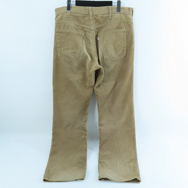 実際に弊社で買取させて頂いたLevis/リーバイス 80s ヴィンテージ 519 刻印536 白タブ コーデュロイパンツ ブラウン/W34L31の画像 1枚目