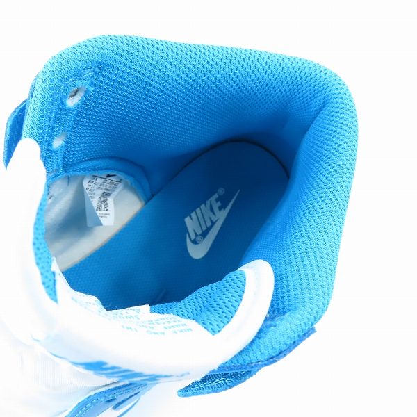 実際に弊社で買取させて頂いたNIKE/ナイキ DUNK HI RETRO/ダンクハイ チャンピオンシップ ブルー DD1399-400 /27の画像 4枚目