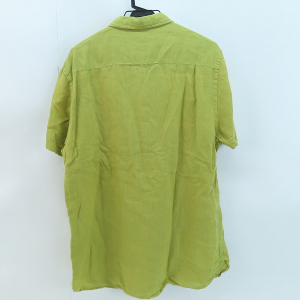 実際に弊社で買取させて頂いたC.P COMPANY/シーピーカンパニー リネン プルオーバー半袖シャツ XLの画像 1枚目