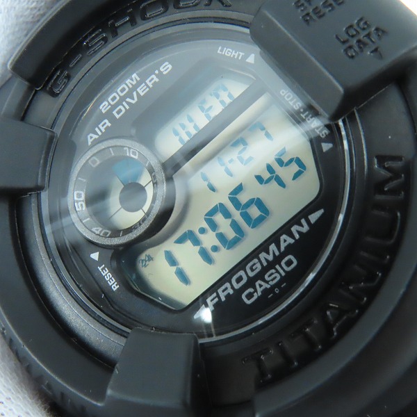 実際に弊社で買取させて頂いた【カスタム】G-SHOCK/Gショック FROGMAN/フロッグマン リアルブラック スクリューバック DW-8200の画像 4枚目