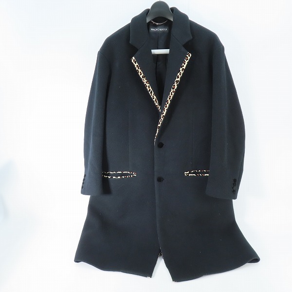 実際に弊社で買取させて頂いたWACKO MARIA/ワコマリア レオパード切替 チェスターコート/M