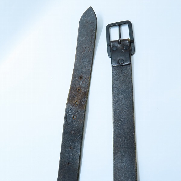 実際に弊社で買取させて頂いたNO ID./ノーアイディー レザーベルト ベルトループキーホルダー付きの画像 2枚目