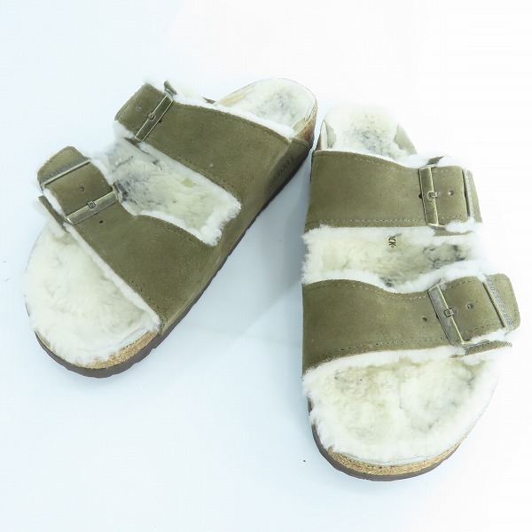 実際に弊社で買取させて頂いたBIRKENSTOCK/ビルケンシュトック ZURICH チューリッヒ ファー サンダル Regular FIT 1012252 25