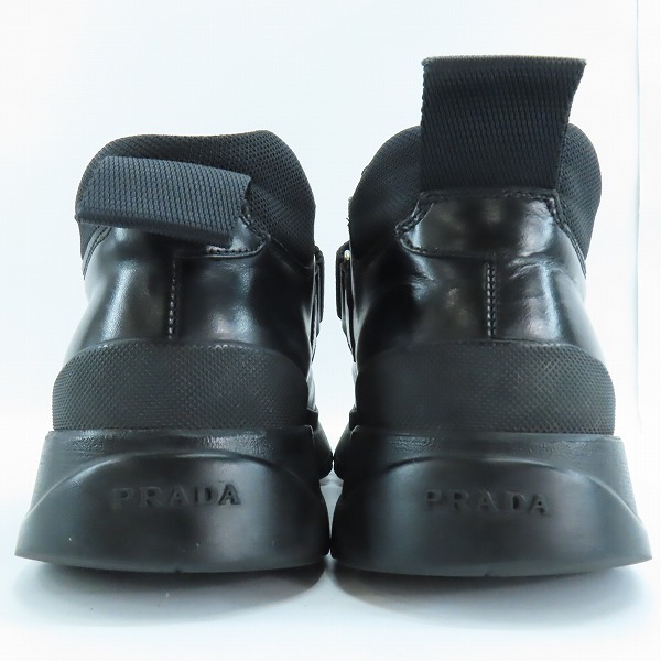 実際に弊社で買取させて頂いた【ジャンク】PRADA/プラダ 901 ベルクロ チロリアン シューズ/7.5の画像 1枚目