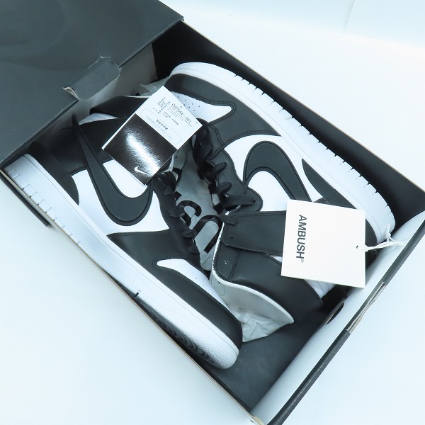 実際に弊社で買取させて頂いた【未使用】NIKE×AMBUSH/ナイキ×アンブッシュ DUNK HIGH/ダンク ハイ CU7544-001/28の画像 8枚目