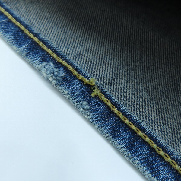 実際に弊社で買取させて頂いた【未使用】BEAMS/ビームス モンスター 5ポケット デニムパンツ/ワイドデニムパンツ 11-21-0794-791/Mの画像 7枚目