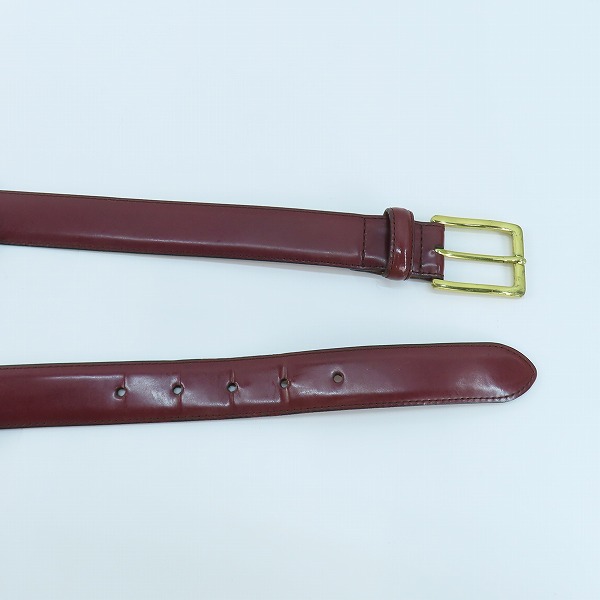 実際に弊社で買取させて頂いたCOLE HAAN/コールハーン レザーベルト ブラウン系 A09273/85/34の画像 1枚目