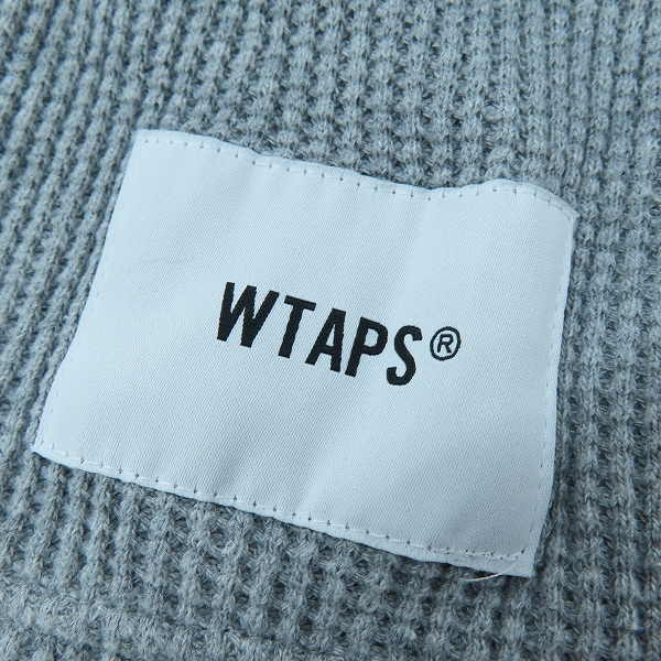 実際に弊社で買取させて頂いたWTAPS/ダブルタップス 23AW サーマルワッフル 長袖Tシャツ 232ATDT-CSM17/X03の画像 5枚目